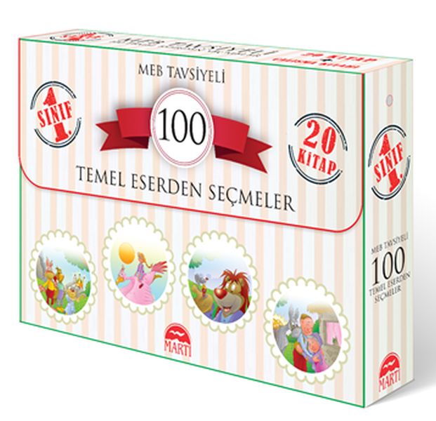 1. Sınıf MEB Tavsiyeli 100 Temel Eserden Seçmeler 20 Kitap Takım