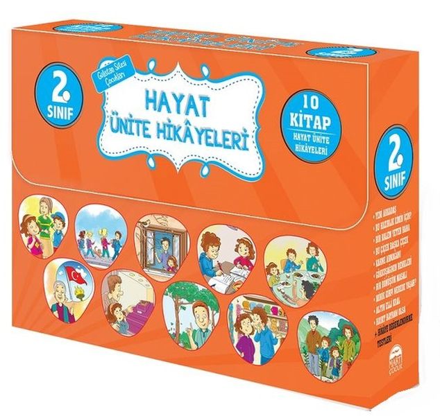 2. Sınıf Hayat Ünite Hikayeleri Seti 10 Kitap Takım