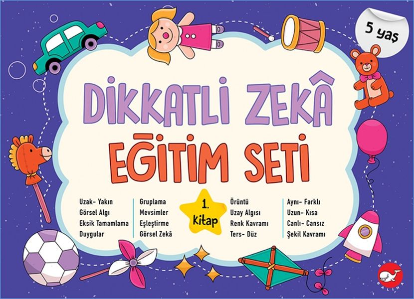 Dikkatli Zeka Eğitim Seti 1. Kitap 5 Yaş