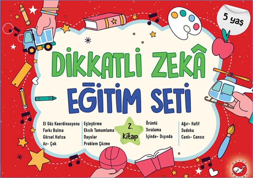 Dikkatli Zeka Eğitim Seti 2. Kitap 5 Yaş