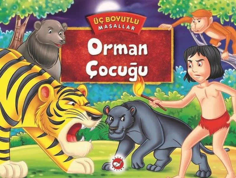 Üç Boyutlu Masallar Orman Çocuğu Ciltli