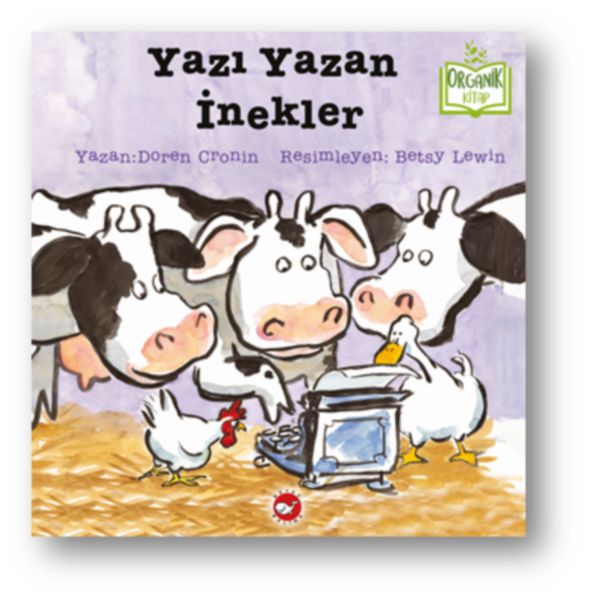 Yazı Yazan İnekler Ciltli Organik Kitaplar