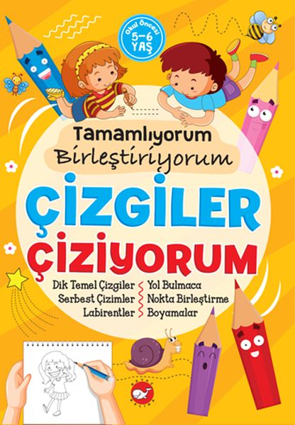 Tamamlıyorum Birleştiriyorum Çizgiler Çiziyorum