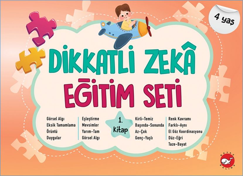 Dikkatli Zeka Eğitim Seti 1. Kitap 4 Yaş