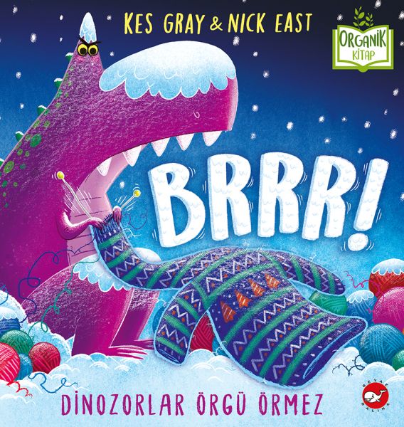 Brrr Dinozorlar Örgü Örmez Organik Kitaplar