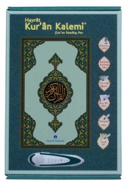 Kuran Okuyan Kalem Seti Yeşil, Orta Boy, Karton Kutulu