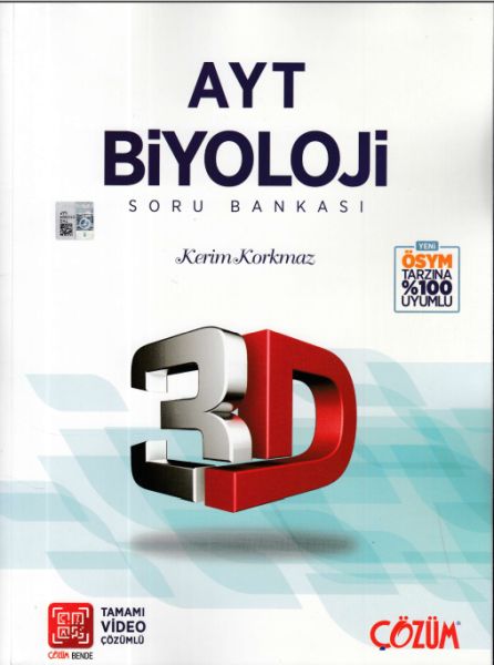 3D AYT Biyoloji Soru Bankası Yeni