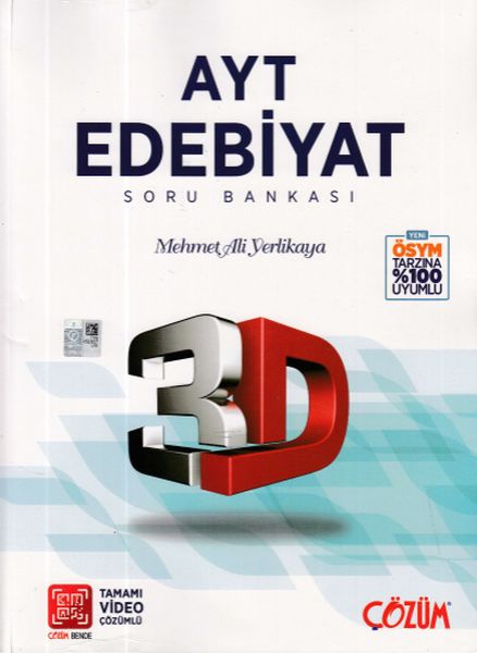 3D AYT Edebiyat Soru Bankası Yeni
