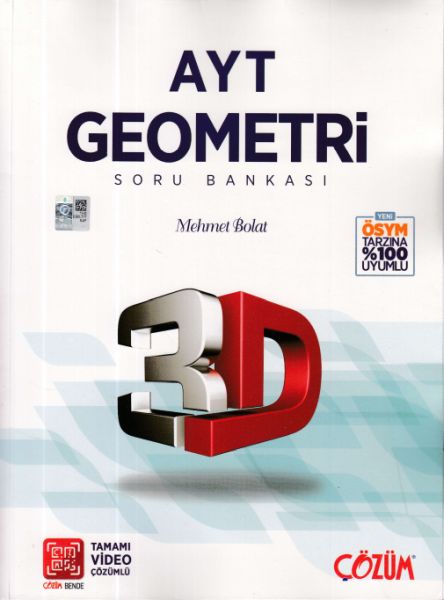 3D AYT Geometri Soru Bankası Yeni
