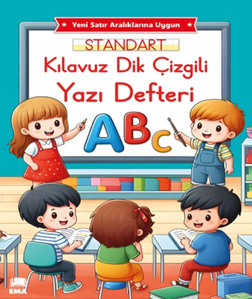 Renkli Standart Kare Çizgili Yazı Defteri A4 Ebat