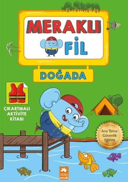 Meraklı Fil Doğada Çıkartmalı Aktivite Kitabı