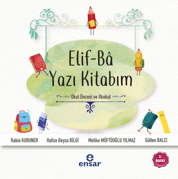 Elif Ba Yazı Kitabım Okul Öncesi ve İlkokul