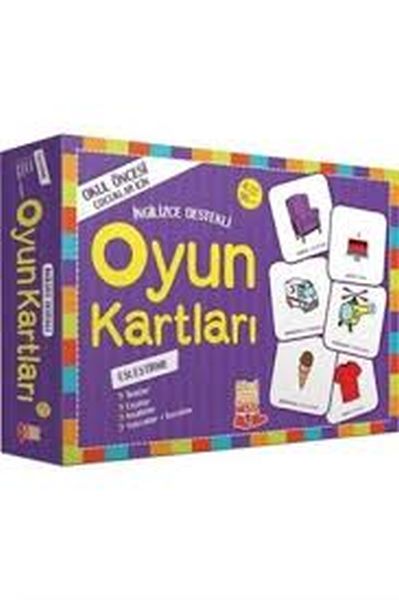İngilizce Destekli Oyun Kartları Eşleştirme