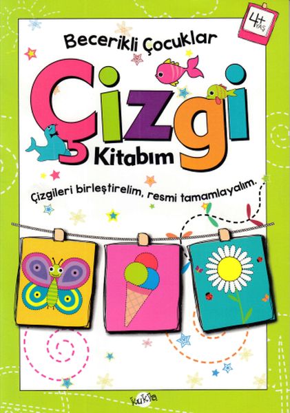 Becerikli Çocuklar Çizgi Kitabım 4 Yaş