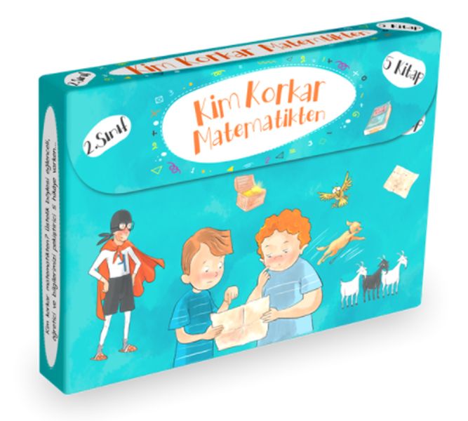 2. Sınıf Kim Korkar Matematikten 5 Kitap Kutulu