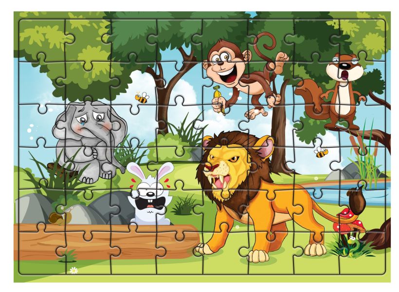 Hayvanlar Ve Duygular Yapbozu 48'li